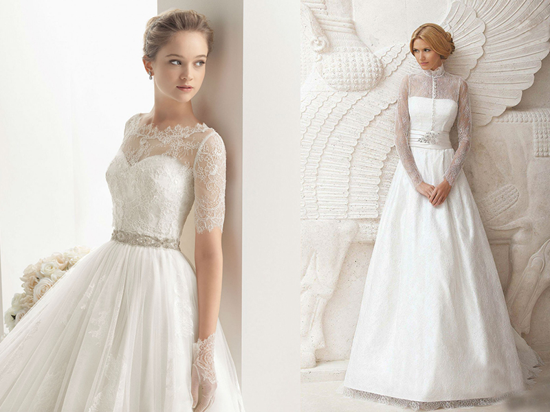 Как выбрать украшения для свадебного платья