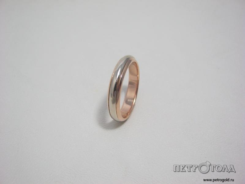 кольцо из комбинированного металла